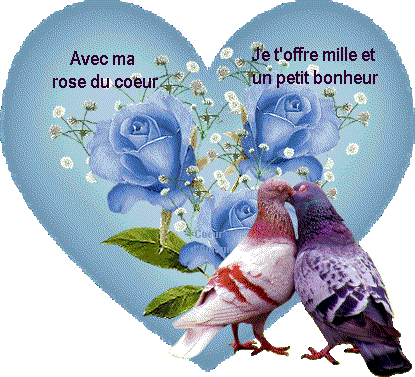 Avec ma rose du coeur